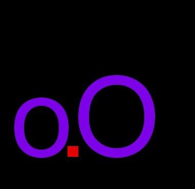 o.O - un visage à partir de 3 signes