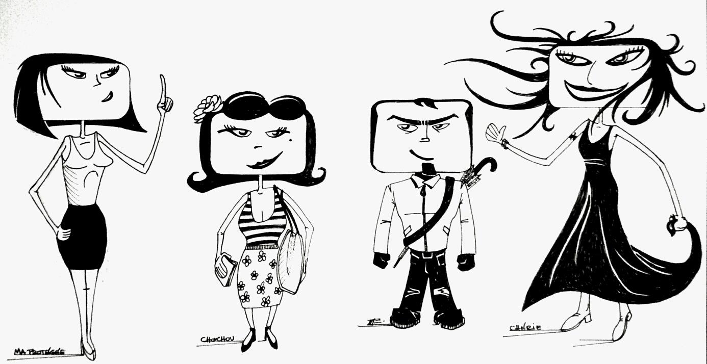 sKWare-hEads - Allison, Emilie, ME, Alice